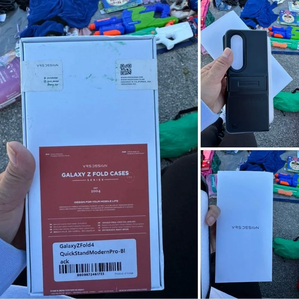 Black Galaxy Z Fold4 Case